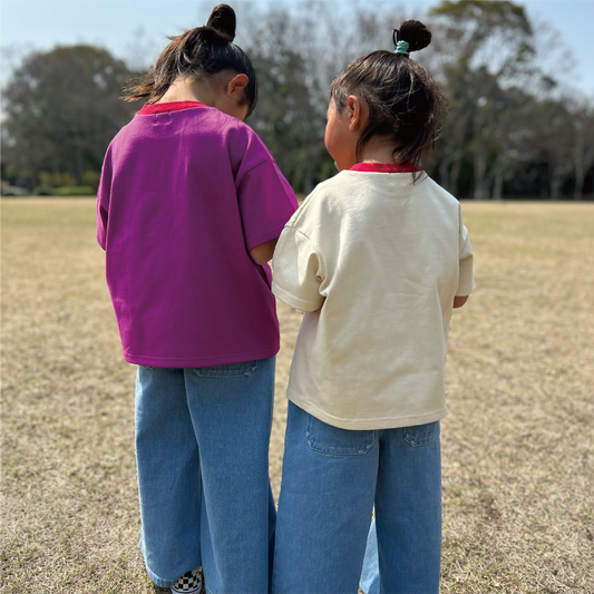 wide T-shirt "Ringer"