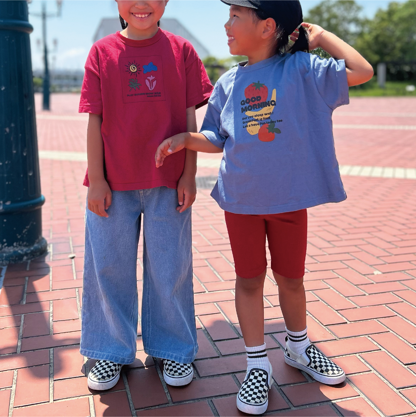 wide T-shirt "POP"