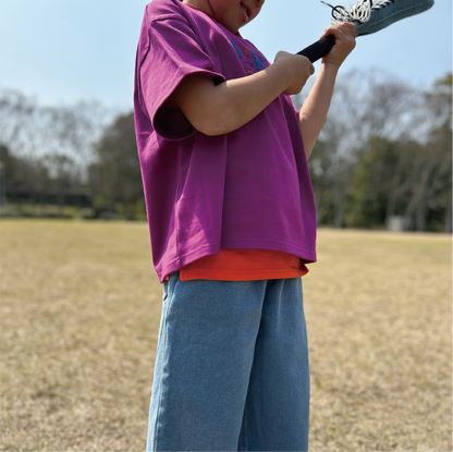 wide T-shirt "Ringer"