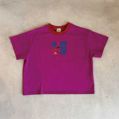 wide T-shirt "Ringer"