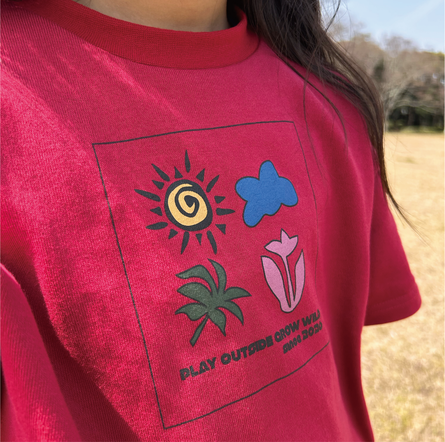 wide T-shirt "POP"