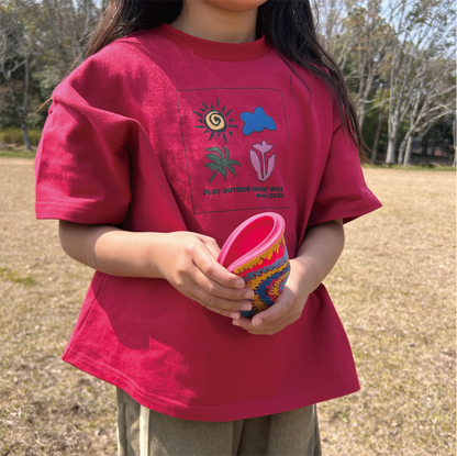 wide T-shirt "POP"