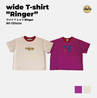 wide T-shirt "Ringer"